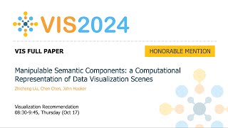 Manipulable Semantic Components a Computational Representation of Data Visualization Scenes  Fast [upl. by Rob]