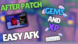 NEW AFTER PATCH HOW TO AFK FARM GEMS AND XP IN ANIME DEFENDERS UPDATE 1 [upl. by Troxell]