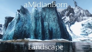 Skyrim Retexture aMidianBorn Landscape [upl. by Ellahcim183]