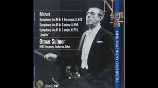 Mozart  Symphony No39 NHK SO  Suitner [upl. by Aulea]