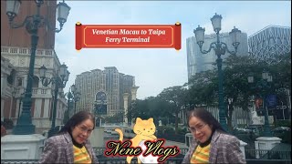 Venetian Macau to Taipa Ferry Terminal [upl. by Arhna]