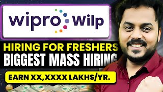 FINALLY Wipro Hiring for Freshers 2024 amp 2025💪  Biggest Mass Hiring  Apply Now🔥 [upl. by Macnair299]