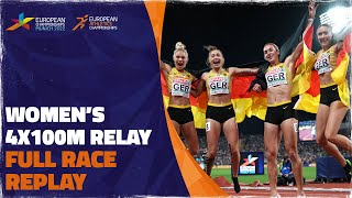 Womens 4x100m Relay Final  Munich 2022  Germany [upl. by Peper]