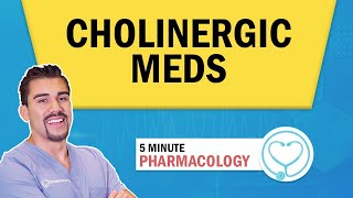 Pharmacology  Cholinergic drugs nursing RN PN NCLEX [upl. by Amanda]