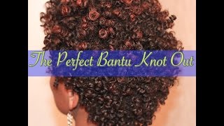 The Perfect Bantu Knot Out on a TWA [upl. by Corny]