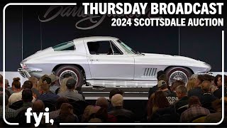 2024 SCOTTSDALE THURSDAY BROADCAST  Thursday January 25  BARRETTJACKSON 2024 AUCTION [upl. by Eittam7]