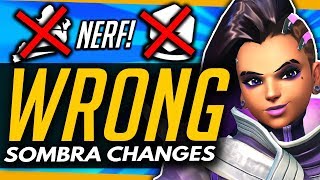 Overwatch  THE WRONG SOMBRA CHANGES  How She Should Be BUFFED ft Fitzy [upl. by Rrats845]