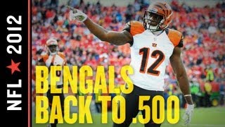 Bengals vs Chiefs 2012 Cincinnati Back to 500 with Convincing 286 Win over Kansas City [upl. by Acassej]