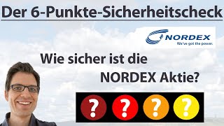 NORDEX Wie sicher ist die Aktie  6PunkteCheck  AktienAnalyse [upl. by Ebby797]