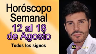 🟣 Horóscopo semanal 12 al 18 agosto 🟣 todos los signos [upl. by Eniluj722]