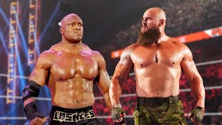 Bobby Lashley vs Braun Strowman Match Wrestling Legend [upl. by Buyers10]