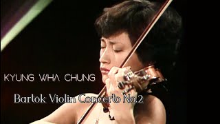 Kyung Wha Chung plays Bartók violin concerto No2 1984 [upl. by Settle759]