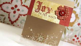 Day 9  Holiday Card Series  Joy to the World [upl. by Gnaoh]