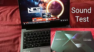 infinix inbook X1 Pro  i7   Sound Test [upl. by Snowman]