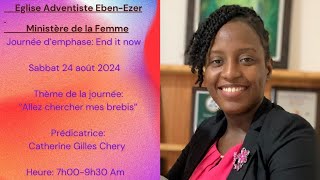 Culte Sabbat 24 août 2024 Département Femme Eglise Adventiste du Septième Jour EbenEzer [upl. by Rebor]