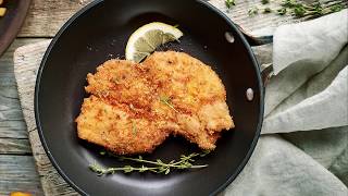 Recette  Escalope milanaise [upl. by Netsud987]