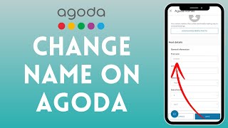 How to Change Name in Agoda  Edit Your Personal Information in Agoda 2024 [upl. by Riba]