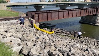 Video Overturned boat rescue June 8 2023 [upl. by Beverly890]