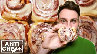 CINNAMON ROLLS better than CINNABON [upl. by Ihcehcu]