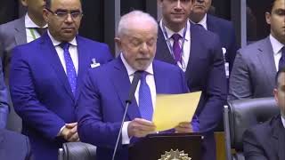 BNDES Petrobras e PAC veja o que Presidente Lula falou da economia no discurso de posse [upl. by Neibaf]