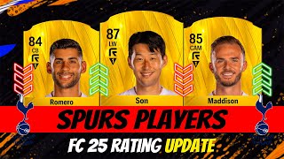 FC 25 Spurs Player Ratings EA FC 25🔥 ft Son Maddison Romero [upl. by Home416]