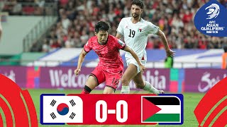 Korea Republic  Palestine  Highlights  AsianQualifiers  Road To 26 [upl. by Sotnas]