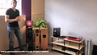 Rega RS1 RS3 amp RS5 Loudspeaker Review by Movement Audio Poole amp Salisbury [upl. by Netsreik]