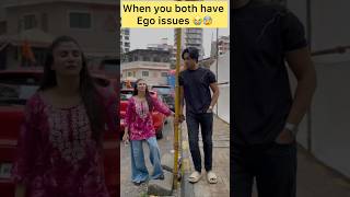 When you both have ego issues 😂🤦‍♀️ viralvideo comedy youtubeshorts funny couplegoals [upl. by Vladimir]