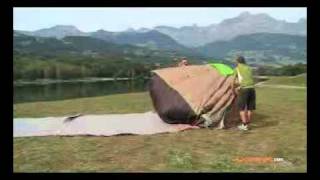 QUECHUA SECONDS FAMILY 41 42 42 XL TENT PUTTING AWAY VIDEO [upl. by Ardaid713]