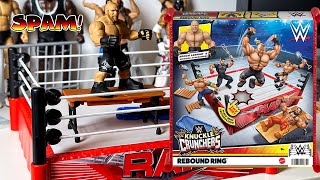 REVIEW 2024 WWE Mattel Knuckle Crunchers Rebound Ring With Brock Lesnar [upl. by Decima]