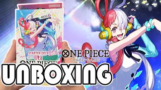 One Piece TCG Starter Deck 11 Uta Unboxing [upl. by Eramat]