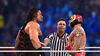 WWE 2k24 FULL MATCH  Roman Reigns Vs Rey Mysterio  SmackDown Live Full Match [upl. by Nedry]