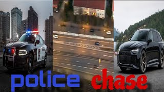 CRAZIEST POLICE CHASE AUDI RS6 Heating the highway at 189 mph [upl. by Lauter]