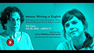 Valeria Luiselli amp Alma Guillermoprieto in conversation Mexico Writing in English [upl. by Annais377]