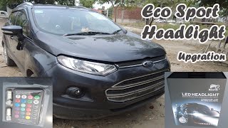 Ford Ecosport 2014  Top Model Petrol  Headlight Upgrade arunpanwarindri ArunPanwarx [upl. by Halueb900]