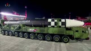 North Korea unveils monster intercontinental missile [upl. by Stalk685]