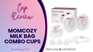 Cup Review Momcozy MilkBag Combo Cups [upl. by Knowlton97]