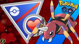 Ariados is INSANE Love Cup Team for Pokémon GO Battle League [upl. by Tamqrah341]