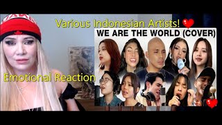 Indonesias Various Artists  We Are The World Cover REACTION [upl. by Elyag]