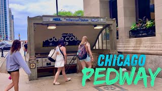 4K Chicago Walking Tour 2024  Downtown Chicago  Pedway Chicago  Michigan Avenue  Virtual Walk [upl. by Ile]