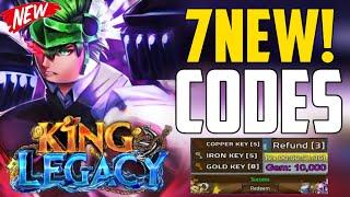 NEW ALL WORKING CODES FOR KING LEGACY IN 2024 ROBLOX KING LEGACY CODES [upl. by Cuttler]