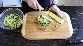 How To Make Zucchini Noodles [upl. by Marler703]