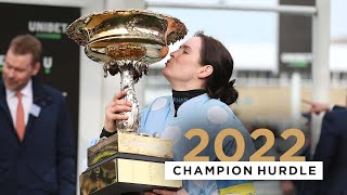 UNBEATEN HONEYSUCKLE DEFENDS CHAMPION HURDLE CROWN AT THE CHELTENHAM FESTIVAL [upl. by Katsuyama23]