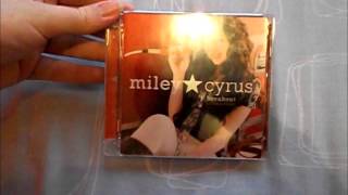 UnboxingMiley Cyrus  Breakout AlbumDVD [upl. by Schreibe887]