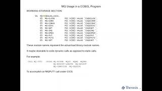 CICS TS MQ Interface [upl. by Daryl506]