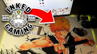 Inked gaming mousepad unboxing and review best custom mousepad [upl. by Sib283]