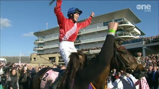 Reception for Rachael Blackmore amp A Plus Tard after becoming Gold Cup winners [upl. by Copland868]