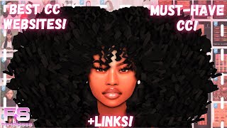 The BEST CC Websites  MUSTHAVE CC amp LINKS  How To Make Better Sims  Sims 4 CAS [upl. by Anbul]