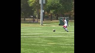 Angelo with the nice goal here finding the near post corner soccerskills youthsoccer soccergoals [upl. by Elmore]