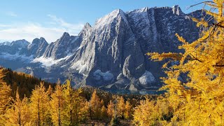 Floe Lake and Numa Pass Fall Larch Hike [upl. by Gelman]